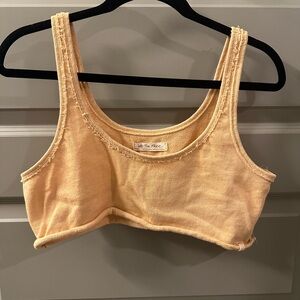 We The Free Light Brown Knit Top